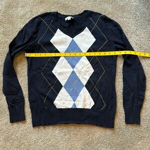 Women’s St John’s Bay sweater in blue. Size M